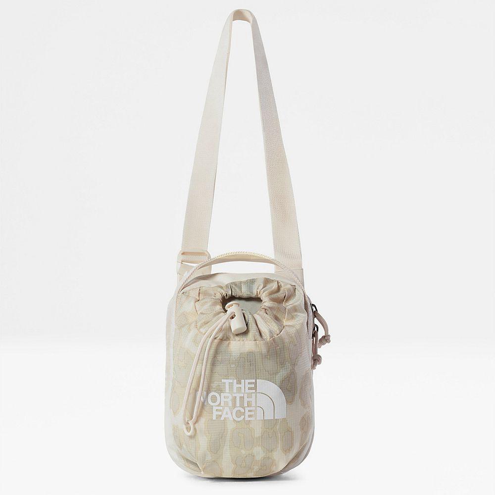 The North Face Bozer Ανδρικα Τσάντα Cross Body - Ασημι Γκρι Λεοπαρ / Ασπρα (UWOX17354)